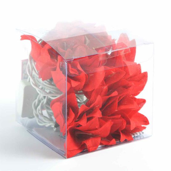 Lichterkette Feenlichter Lilien Rot - Caracol Shop LED Lichterketten