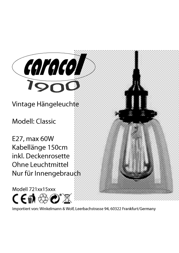 Industrial Vintage Lampe Classic