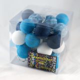 Baumwollball Cottonball LED Lichterkette Feenlichter Blue Marlin Verpackung 35L