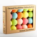 Baumwollball Cottonball LED Lichterkette Feenlichter Spring Verpackung 20L