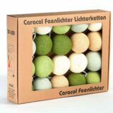 Baumwollball Cottonball LED Lichterkette Feenlichter Fern Verpackung 20L
