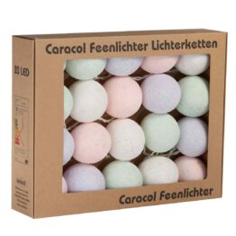 Baumwollball Cottonball LED Lichterkette Feenlichter Baby Mint Verpackung 20L