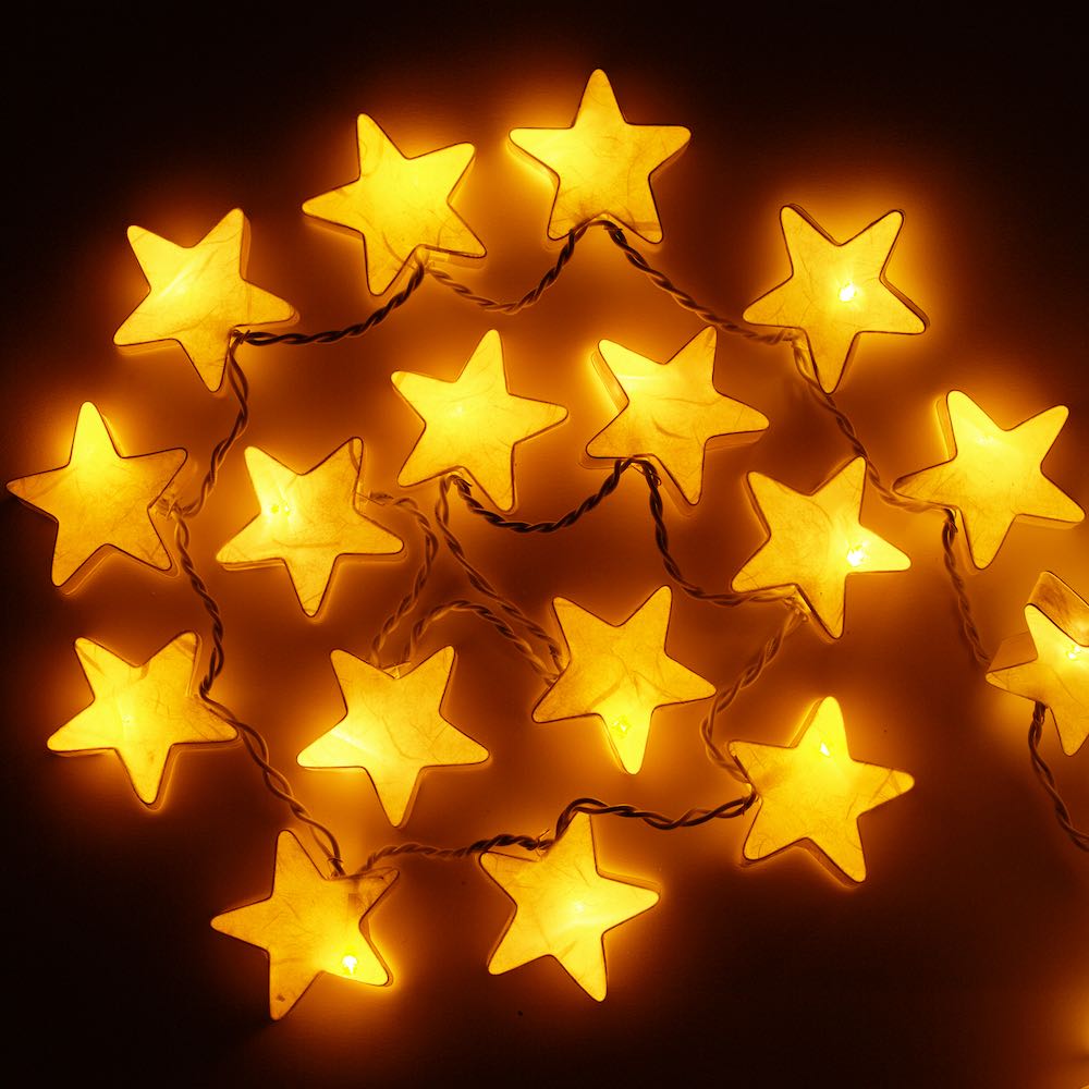 LED Lichterkette Sterne