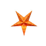 Sternenlicht Papierstern Cyclone New Orange 5 Zackig Baby