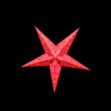 Sternenlicht Papierstern Sydney Rot 5 Zackig Nachts Baby