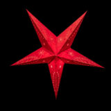 Sternenlicht Papierstern Venezia Rot 5 Zackig Nachts