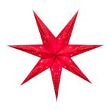 Sternenlicht Papierstern Venezia Rot 7 Zackig