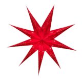 Sternenlicht Papierstern Venezia Rot 9 Zackig