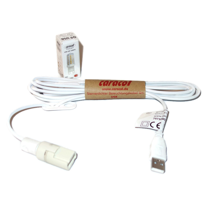 USB G9 Beleuchtungskabel-Sternenlichter Papiersterne MIT G9 LED Lampe 5V